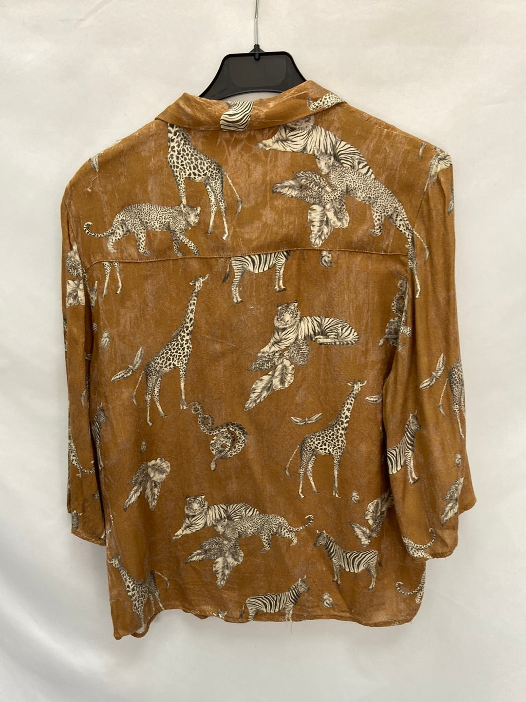 MANGO.Blusa safari T.XS(oversized)