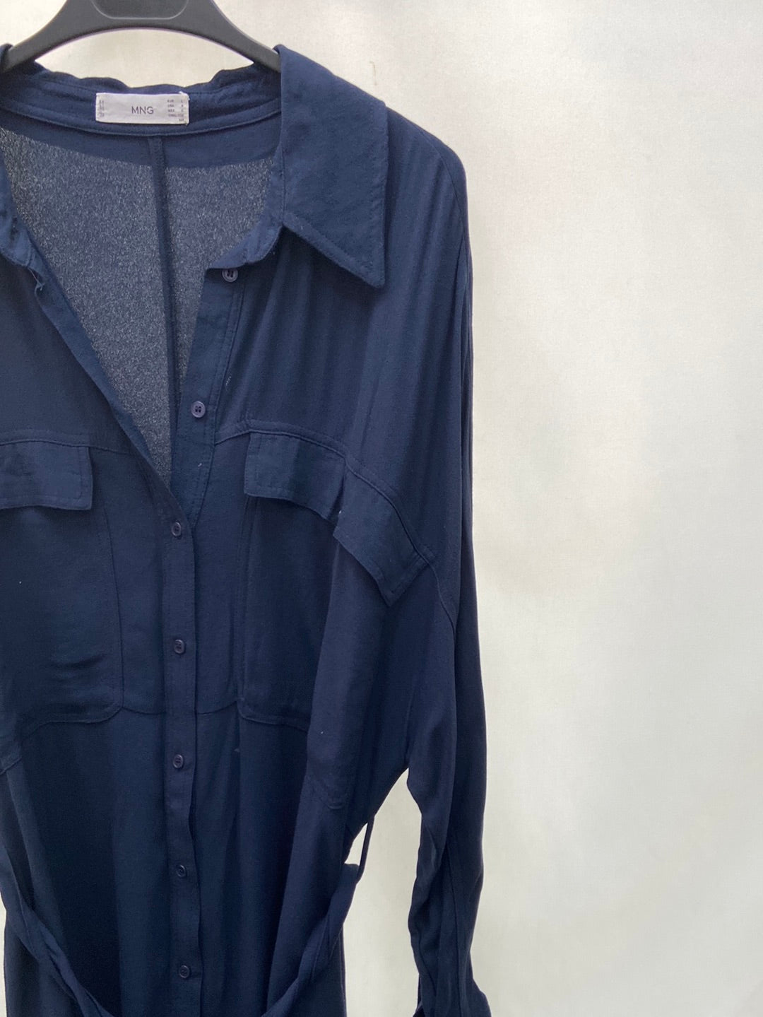 MANGO.Blue shirt dress TL