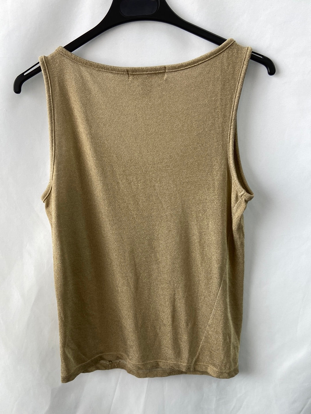 RALPH LAUREN. Top punto dorado T.s