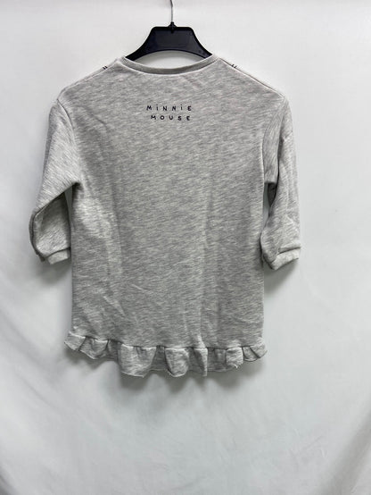 ZARA. Sudadera gris Minnie T.3/4