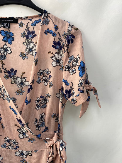 PRIMARK.Blusa cruzada Rosa T.XS