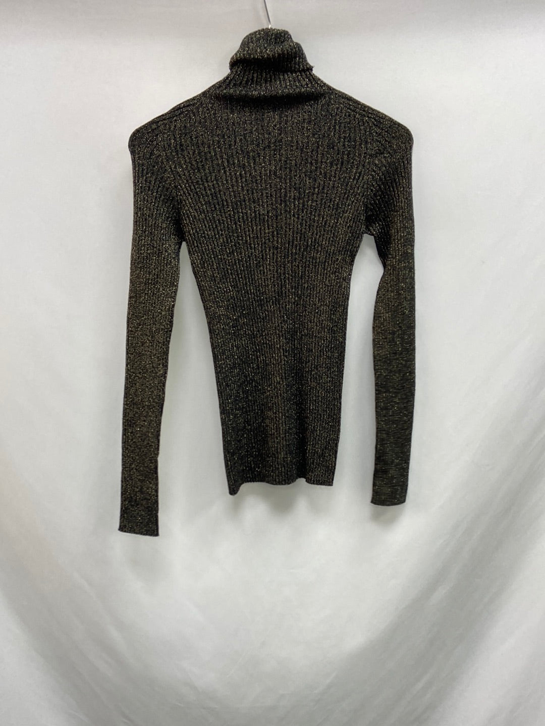 marketMASSIMO DUTTI.Jersey punto hilos dorados T.XS