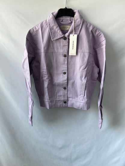 THINKING MU. Cazadora denim lila T.m