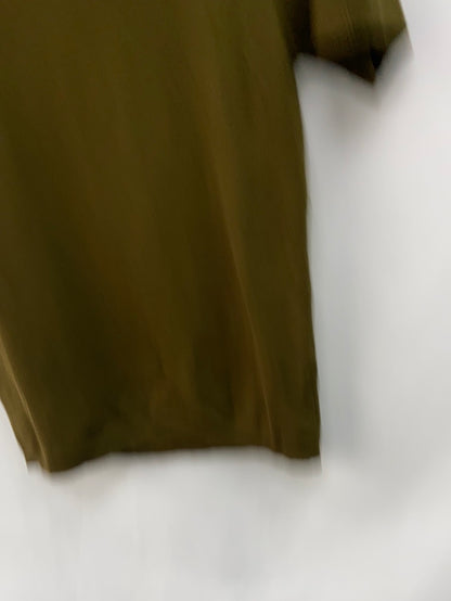 MANGO.Jersey verde caqui manga corta T.S