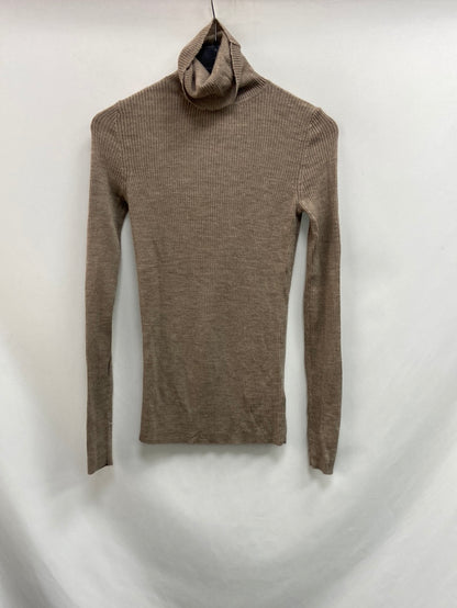 UNIQLO. Jersey beige canalé T.xs