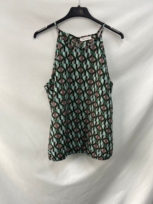 TRUCCO.Top estampado geométrico TU(M/L)