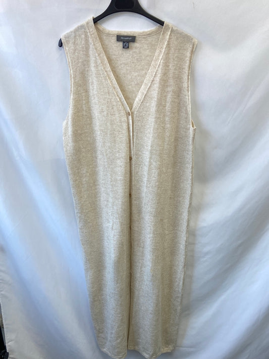 PRIMARK.Vestido/chaleco punto beige T.M