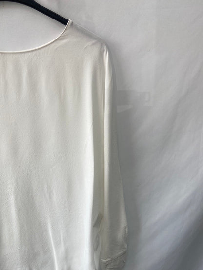 OTRAS.Blusa blanca fluida TU(s/m)