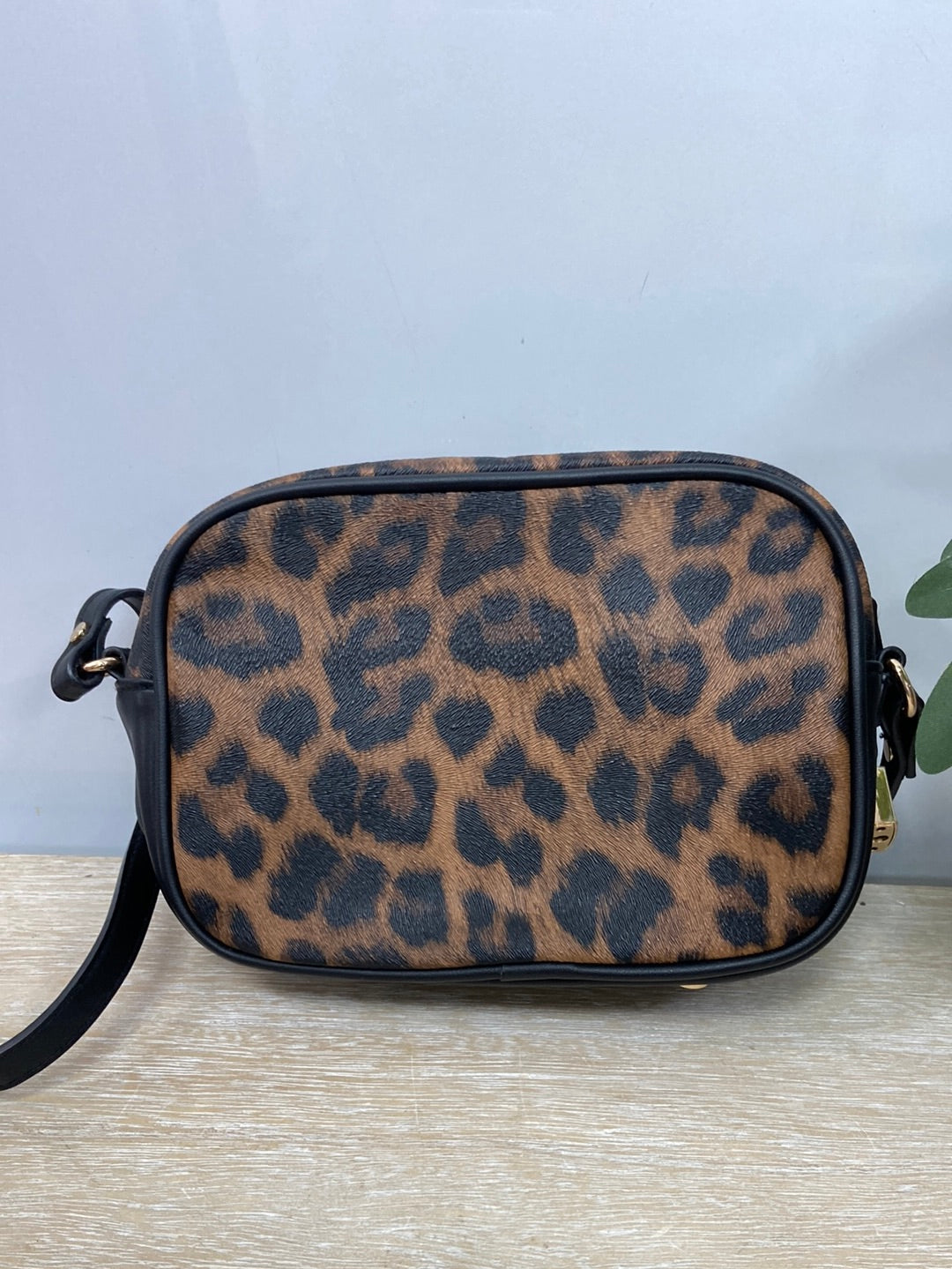 CORTEFIEL. Animal print faux leather bag
