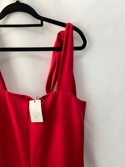 COOSY. Flowy Red Jumpsuit TM