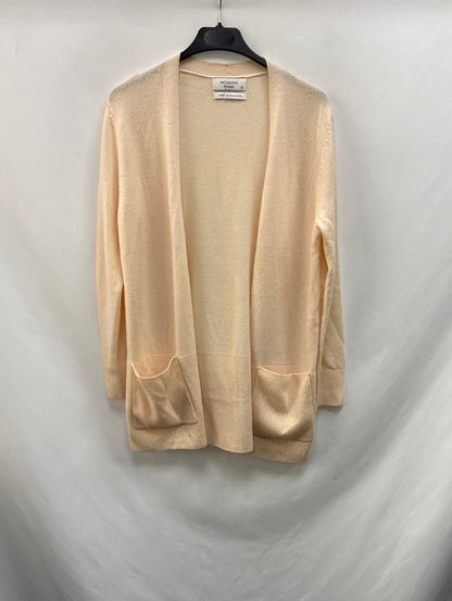 EL CORTE INGLES. Beige cashmere cardigan T.xs