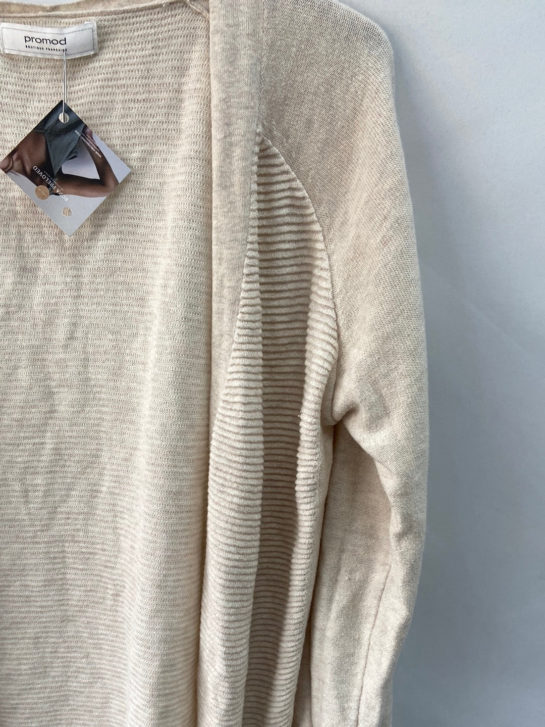 PROMOD. Beige cardigan TU(S)