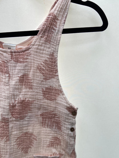 DOÑA CARMEN.Mono Rosa muselina T.8 años