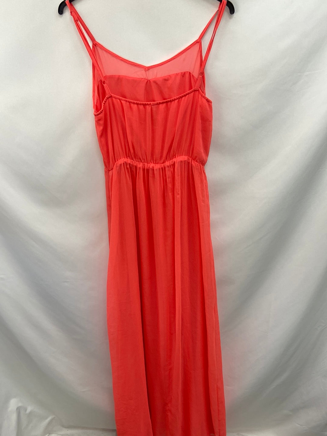 BERSHKA. Long coral dress TS