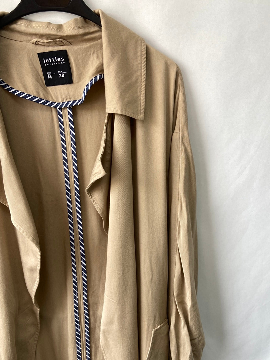 LEFTIES.Trench finite beige TM