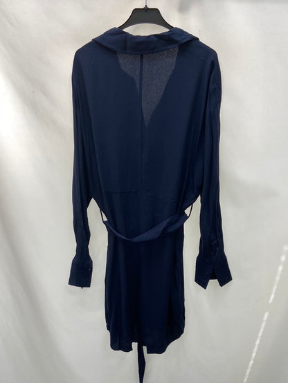 MANGO.Blue shirt dress TL