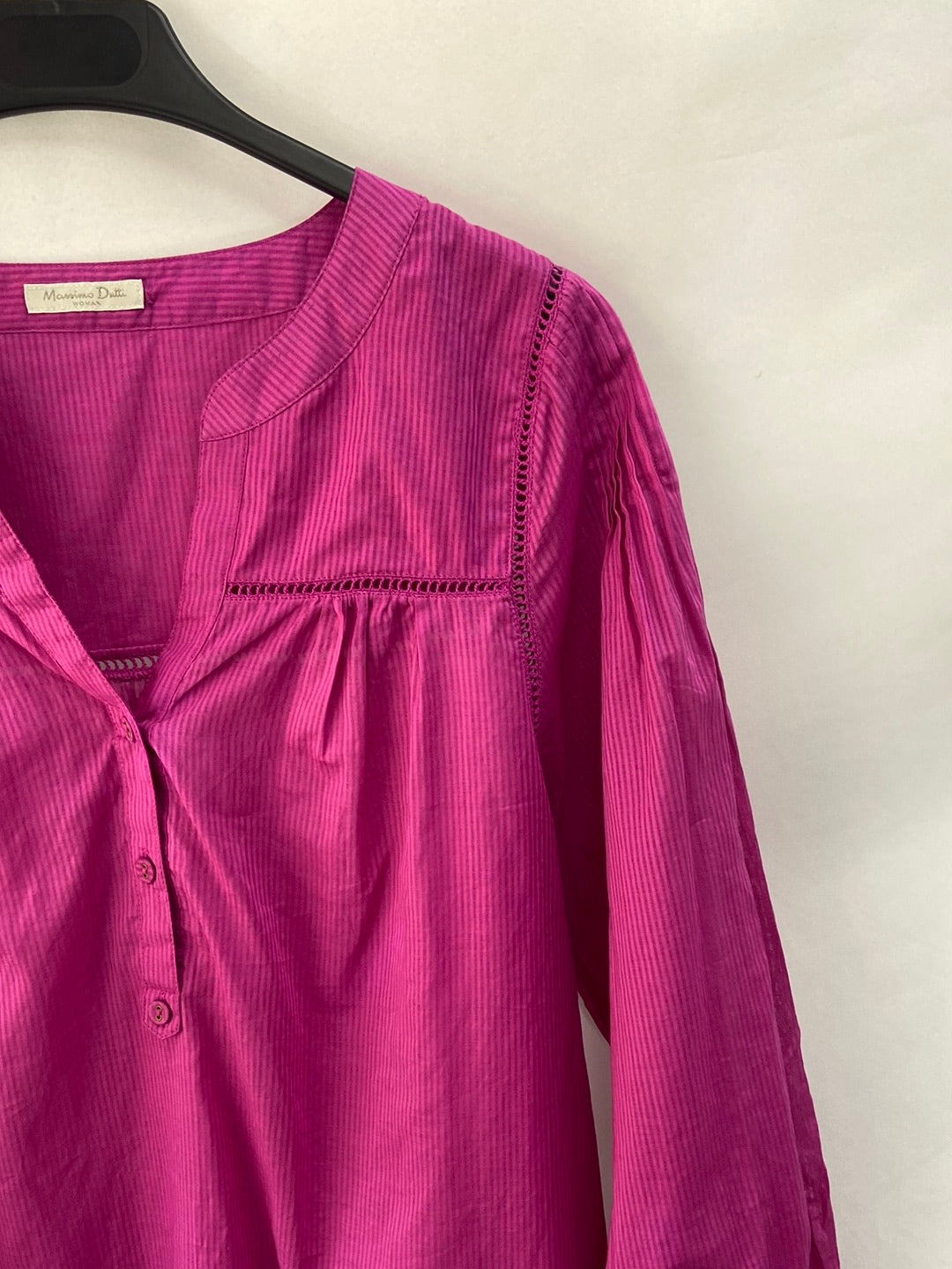 MASSIMO DUTTI. Bougainvillea blouse T.36
