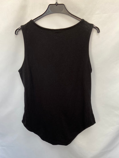 H&M.Body negro cuerdas T.L