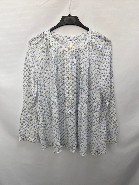 DES PETITES HAUTS.Blusa fluida plisada T.XS