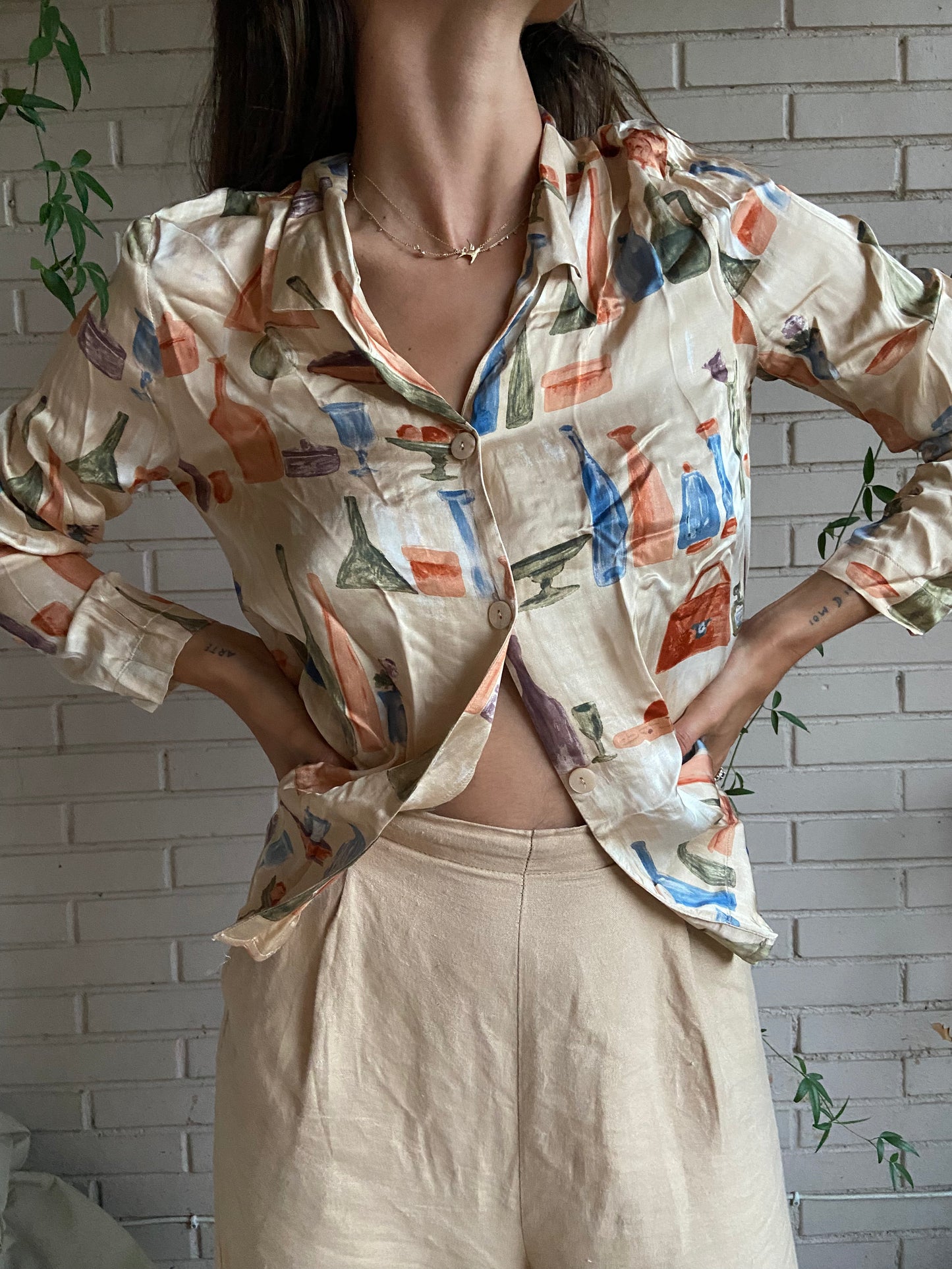 Blusa estilo vintage 40(s)