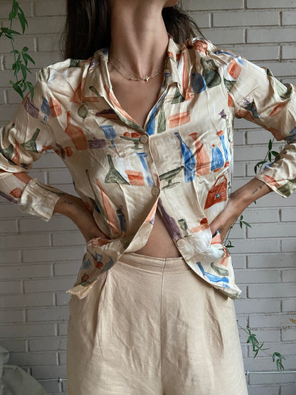 Blusa estilo vintage 40(s)