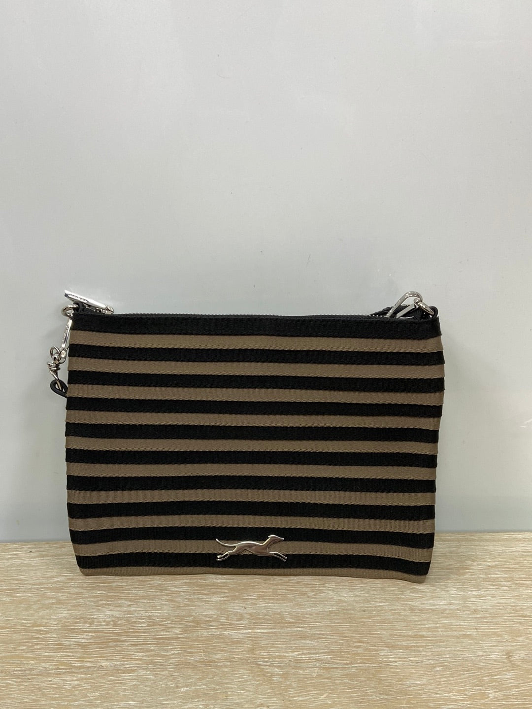 marketBIMBA Y LOLA. Bolso lona de rayas