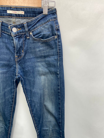 LEVI's.Dark Jeans 711 S.25 (34)