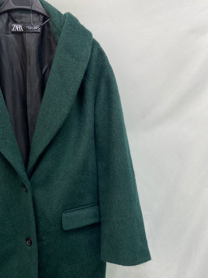 ZARA.Abrigo Paño largo estilo oversized T.S