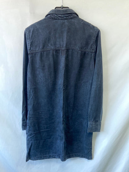 MANGO.Vestido denim oscuro T.S