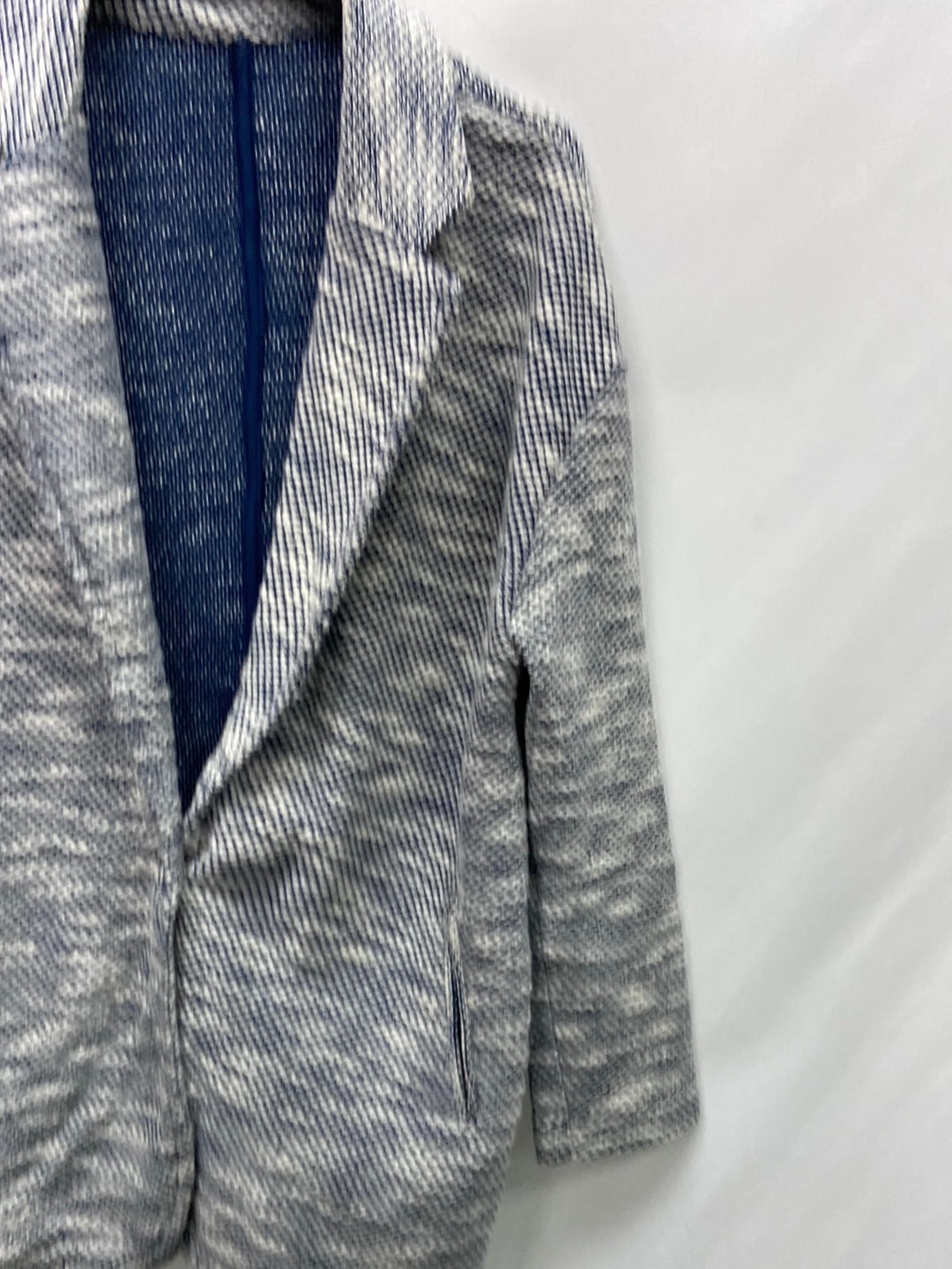 OTRAS.Blazer jaspeada azul T.S