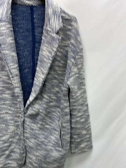 OTRAS.Blazer jaspeada azul T.S