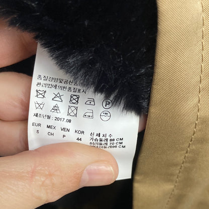 BIMBA Y LOLA. Beige fur coat TS