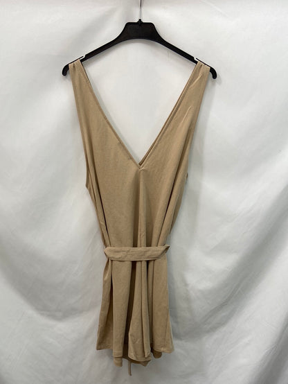 ZARA. Beige short jumpsuit TL
