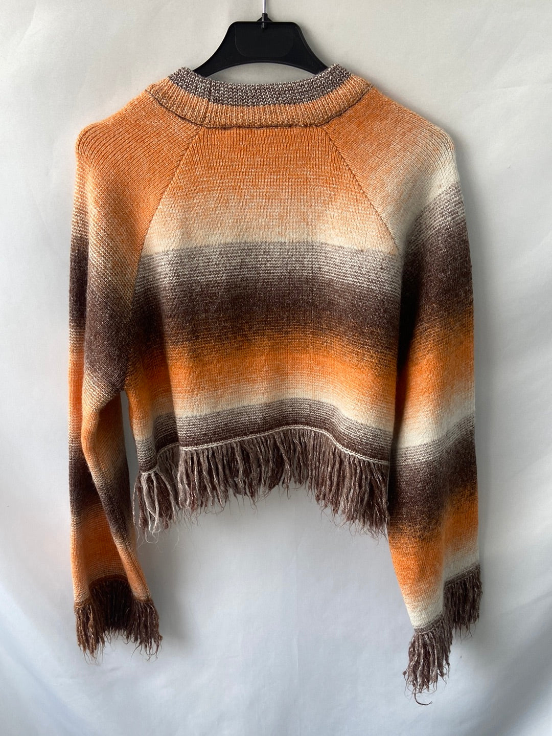 ZARA.Jersey flecos T.s