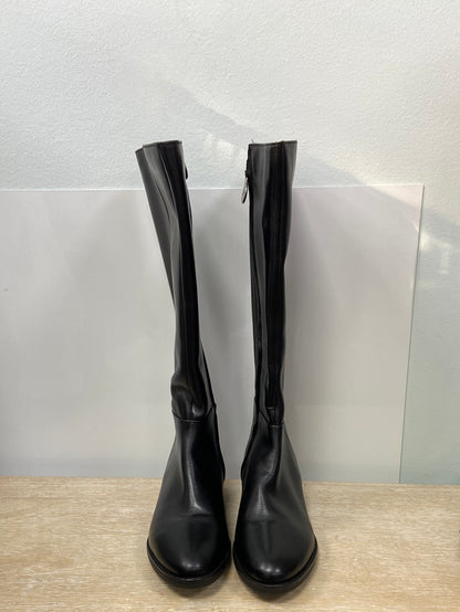 GEOX.Botas altas piel negras T.38