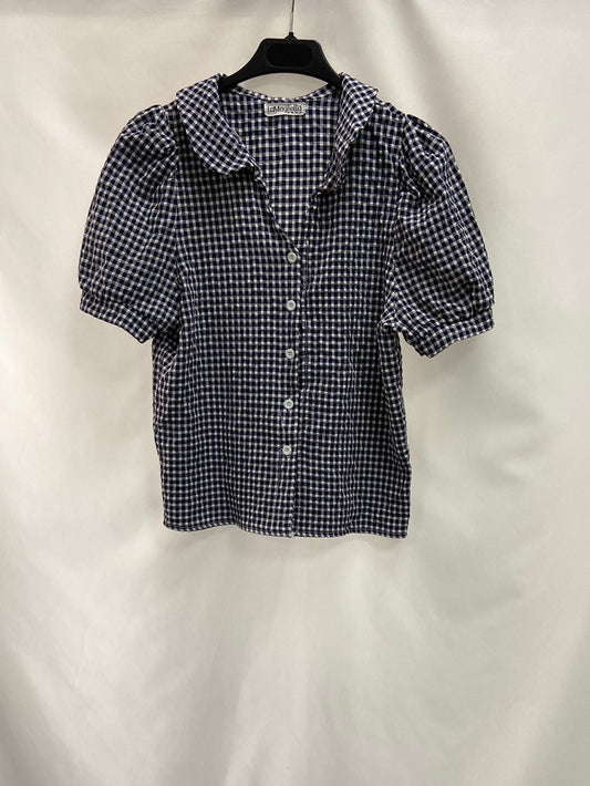 LA MAGLIETTA. Ts gingham blouse