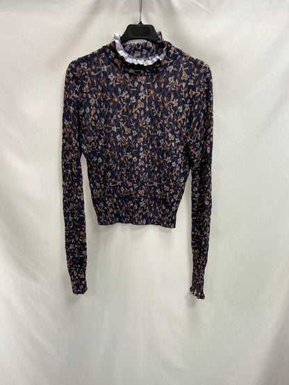 ZARA.Blue knit sweater TS