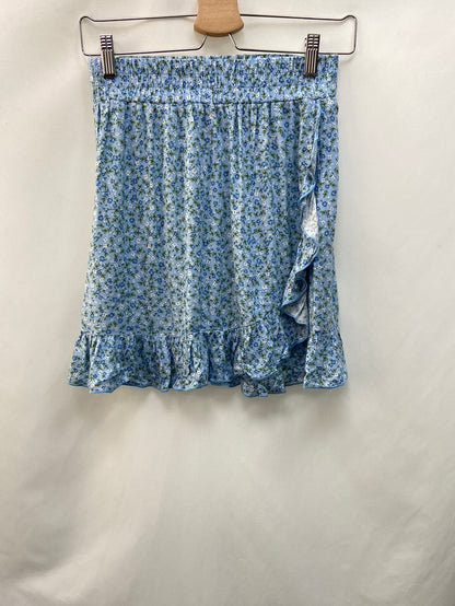 C&amp;A. Blue floral skirt size 36
