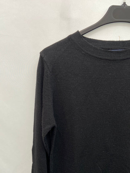 CHARO AGUIRRE.Jersey negro punto T. S