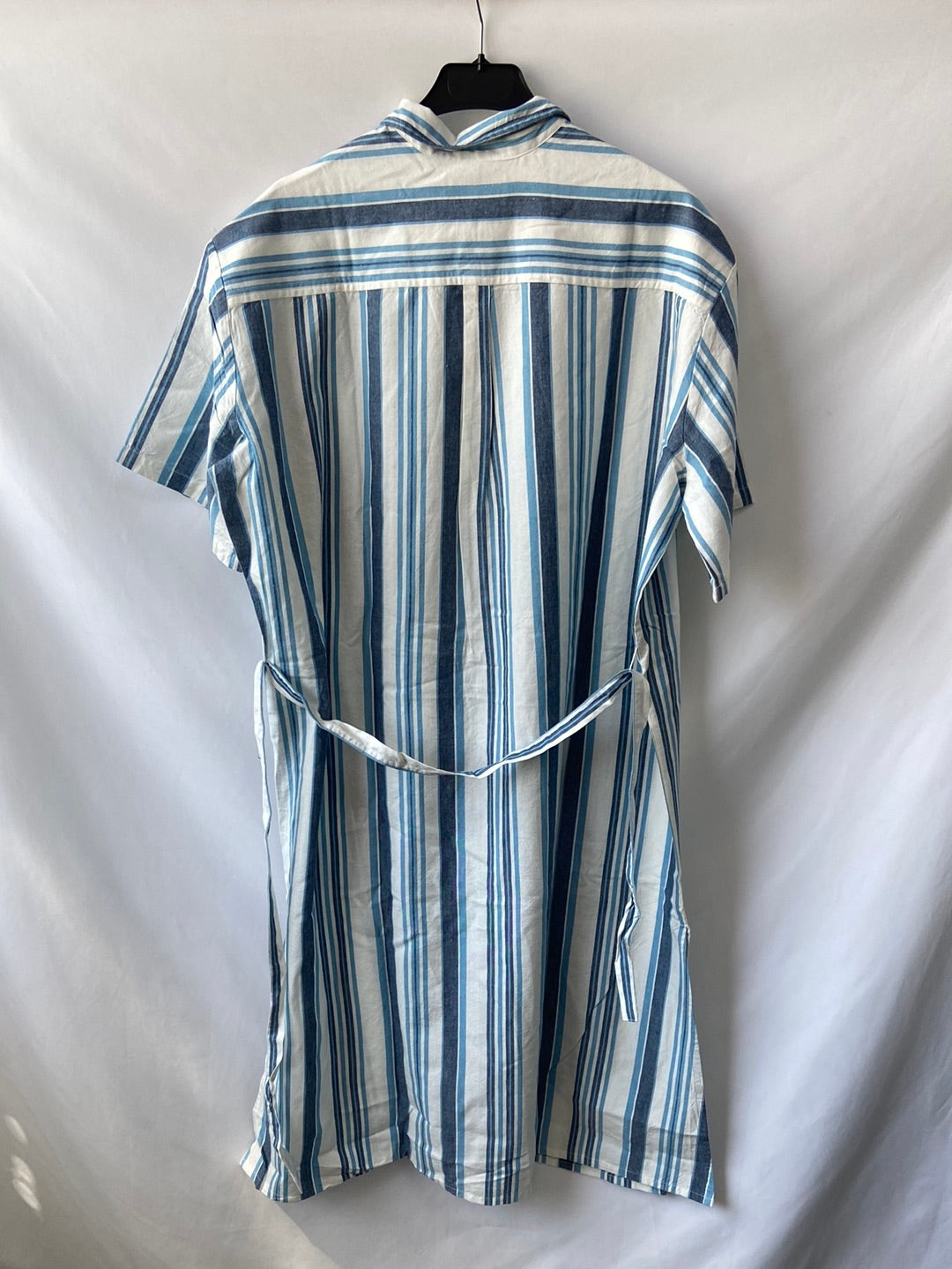 THINKING MU. Vestido camisero rayas T.s