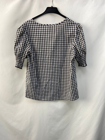 SHEIN.Blusa cuadros T.M
