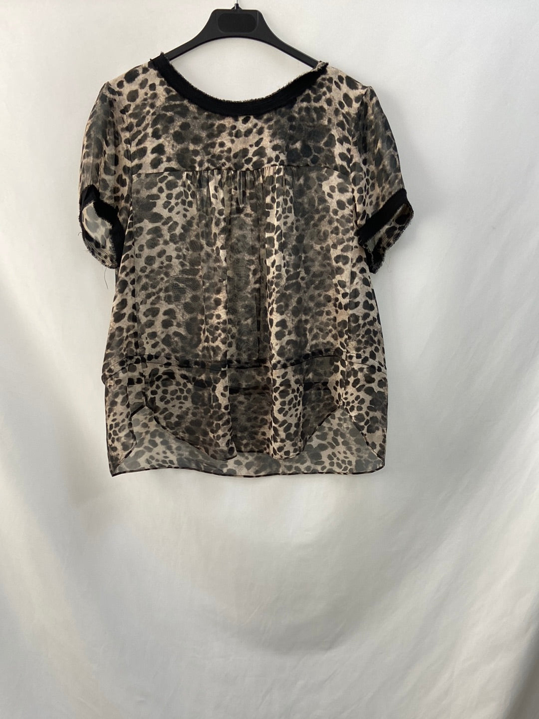ISABEL MARANT.Animal print blouse. T XS/S