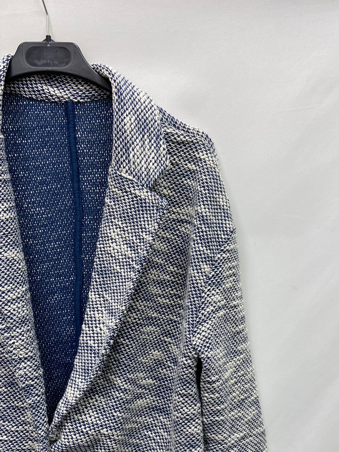 OTRAS.Blazer jaspeada azul T.S