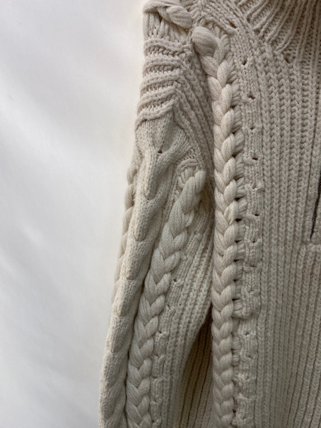 IRO.Beige oversized alpaca TS sweater