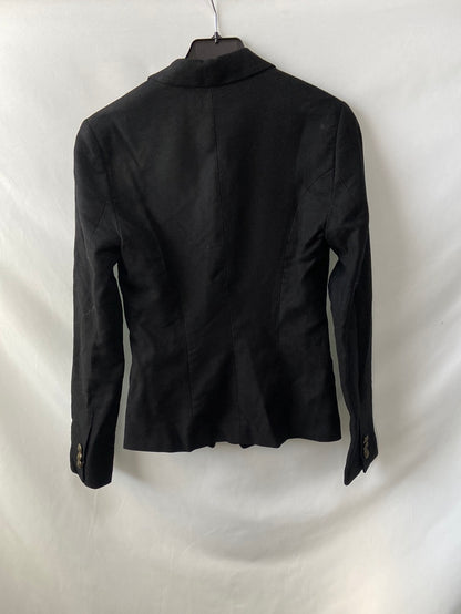 BERHSKA. Black blazer-cut jacket Ts