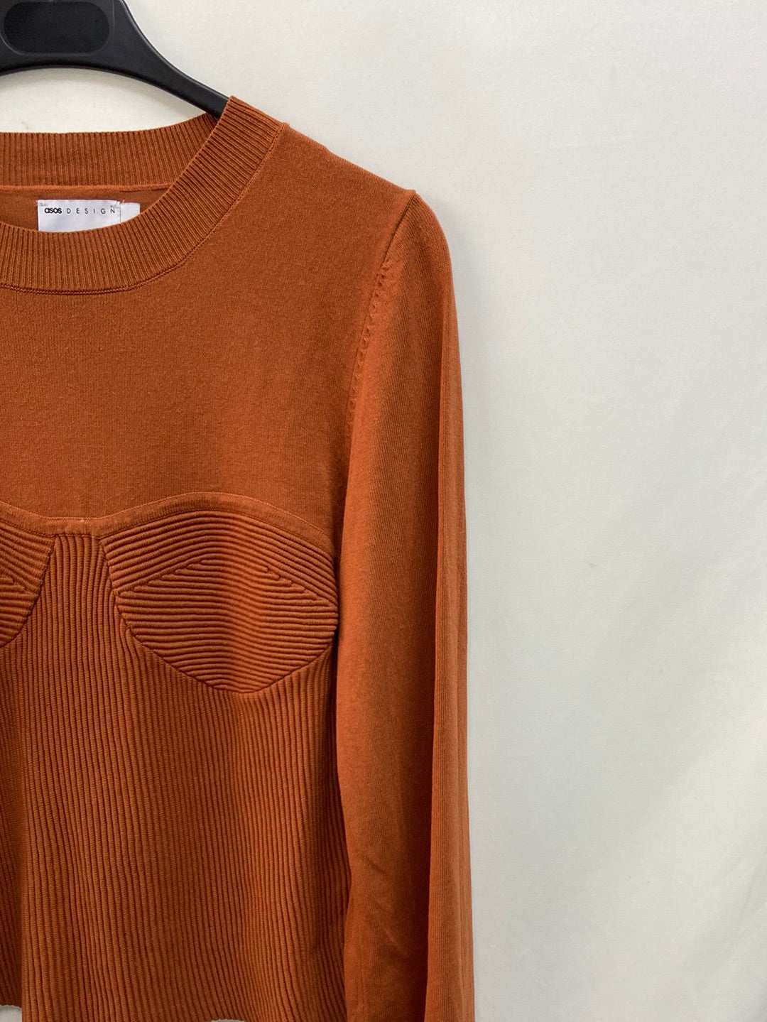 ASOS.Top/jersey punto cuello perkins T.38