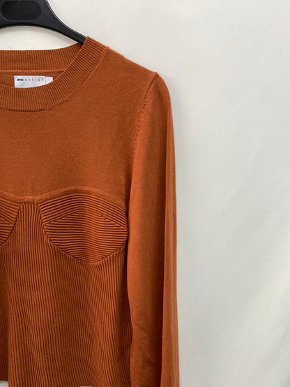 ASOS.Top/jersey punto cuello perkins T.38