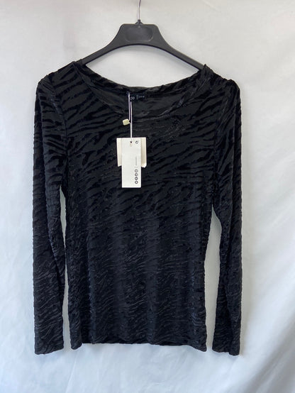 INSIDE.Camiseta print terciopelo T.M