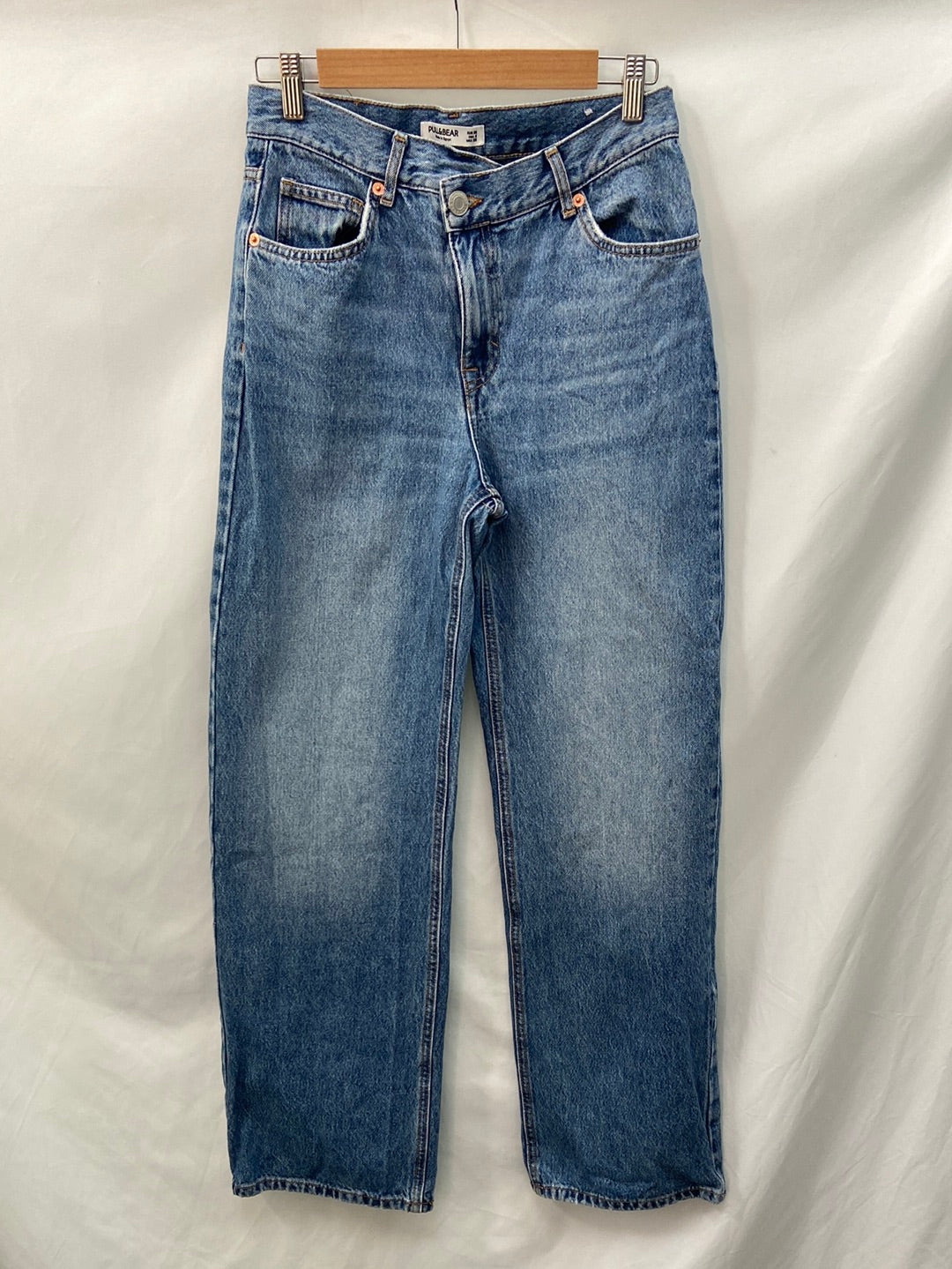 PULL&amp;BEAR. Wide-leg straight-leg trousers, size 38