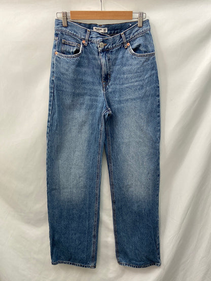 PULL&amp;BEAR. Wide-leg straight-leg trousers, size 38